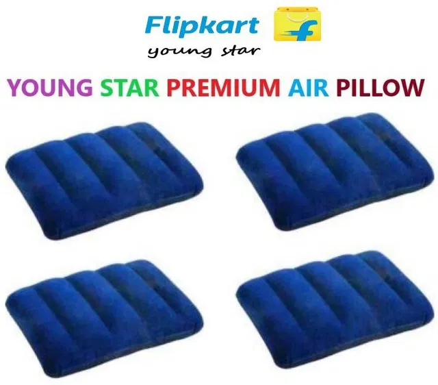 YOUNG STAR Air Travel Pillow Pack of 4 Stripes