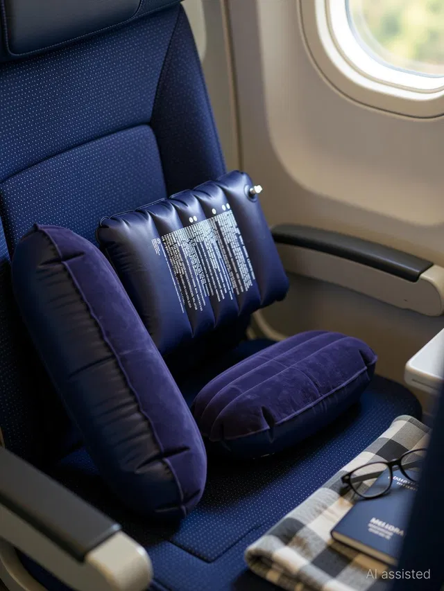 Meliora Air Travel Pillow Pack of 3 Solid