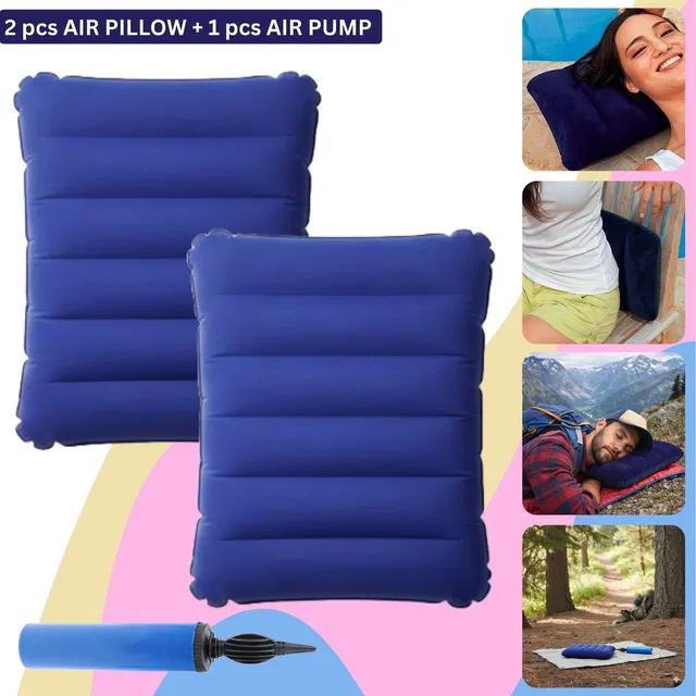 Truveli Air Travel Pillow Pack of 3 Solid Travelling