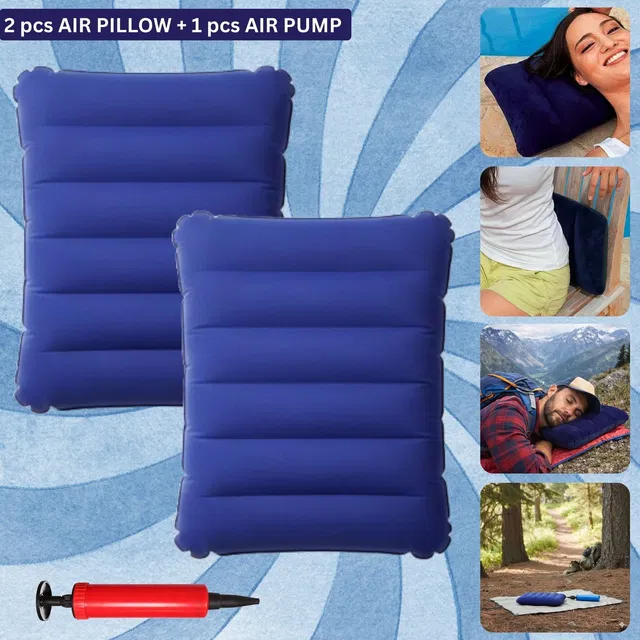 Truveli Air Travel Pillow Pack of 3 Solid Travelling