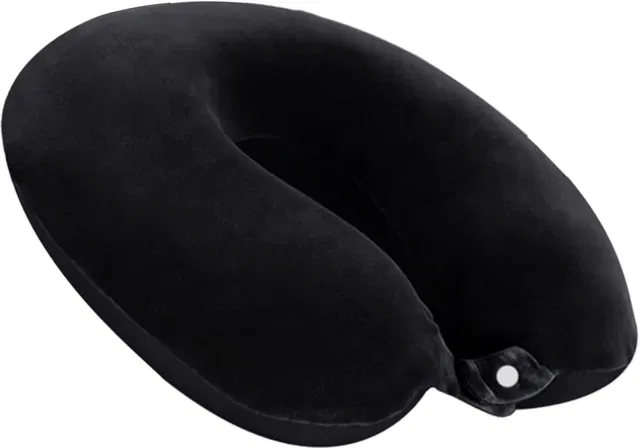 YASHTU Microfibre Travel Pillow Pack of 1 Solid