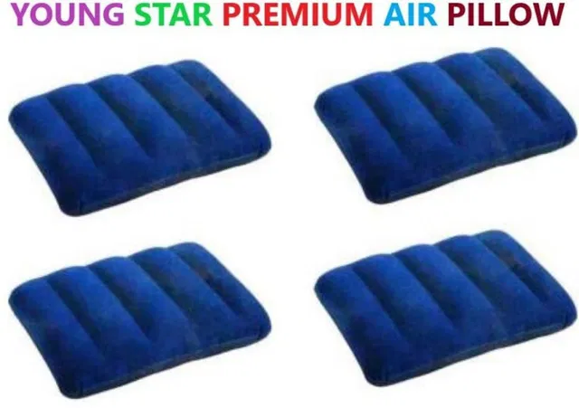 YOUNG STAR Air Travel Pillow Pack of 4 Stripes