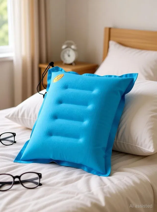Shivamcart Air Travel Pillow Pack of 1 Solid