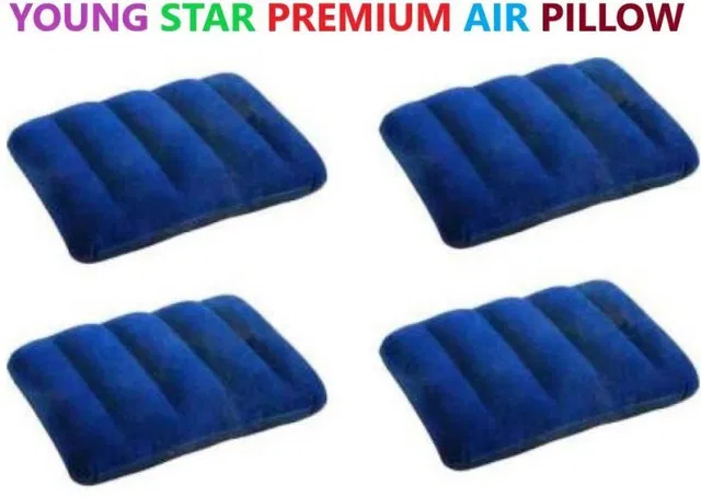 YOUNG STAR Air Travel Pillow Pack of 4 Stripes