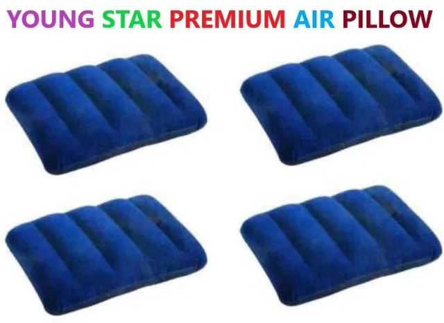 YOUNG STAR Air Travel Pillow Pack of 4 Stripes
