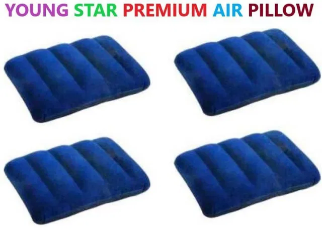 YOUNG STAR Air Travel Pillow Pack of 4 Stripes
