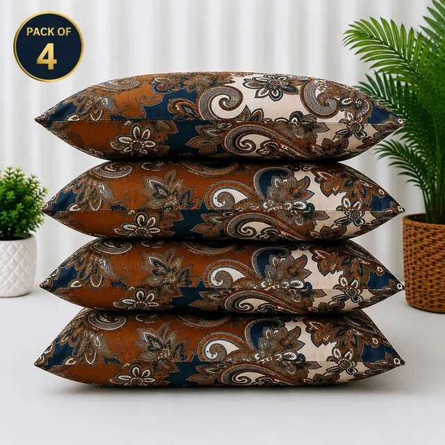 SANJU BROTHER Microfibre Sleeping Pillow Pack of 4 Solid