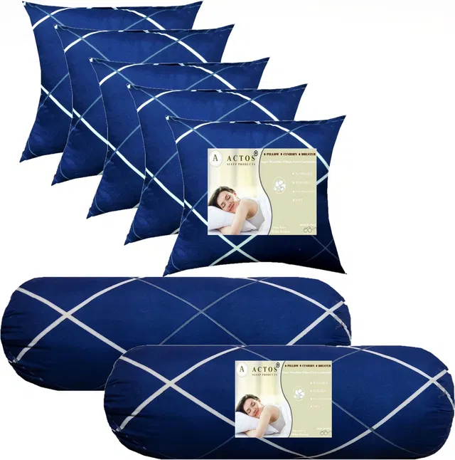 ACTOS Cotton Cushion Pack of 7 Geometric