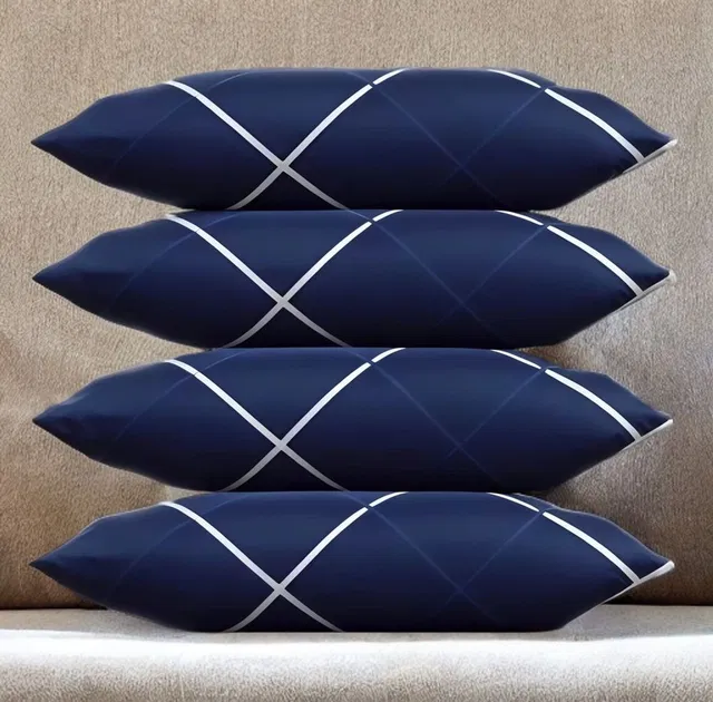 EIRINI Microfibre Sleeping Pillow Pack of 4 Abstract LUXURY