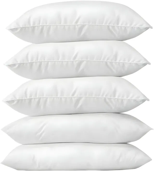 CIEZAR Cotton Sleeping Pillow Pack of 5 Solid