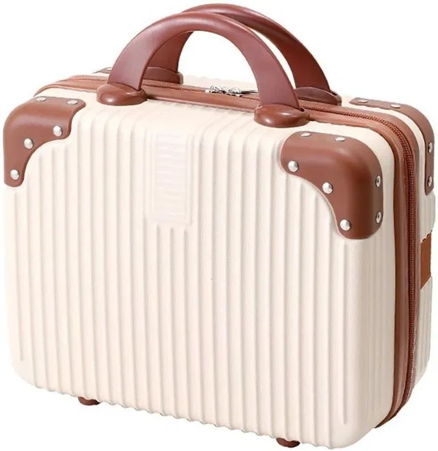 DREWITSTAR Portable Makeup Travel Case Hand Luggage, Suitcase Elastic Travel Toiletry Kit Travel Toiletry Kit