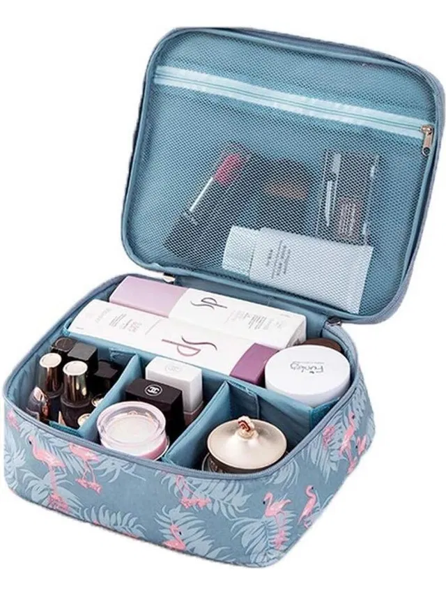 SKYFUN Portable Cosmetic Makeup Storage Pouch Travel Toiletry Kit