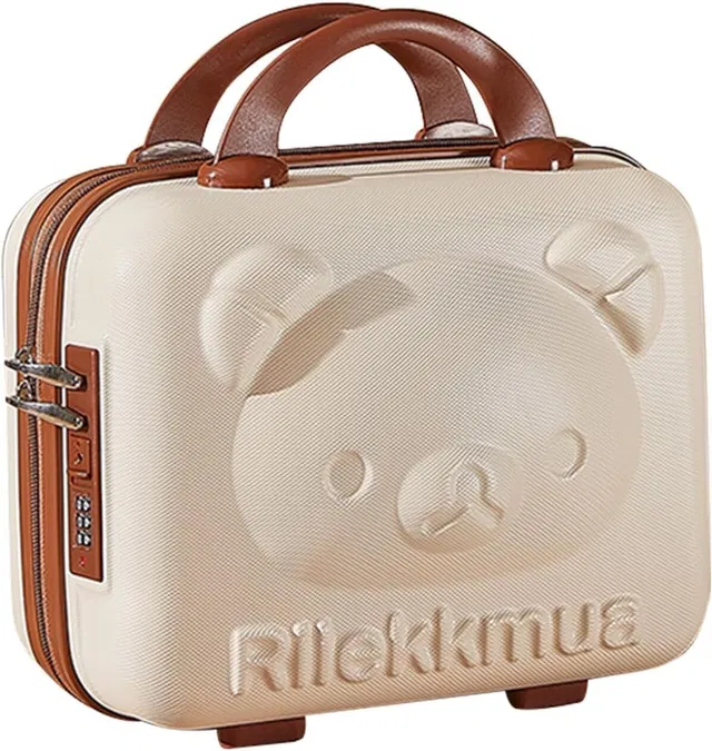 AURAEON Portable Makeup Travel Case Hand Luggage Mini ABS Carrying Suitcase Bag Travel Toiletry Kit