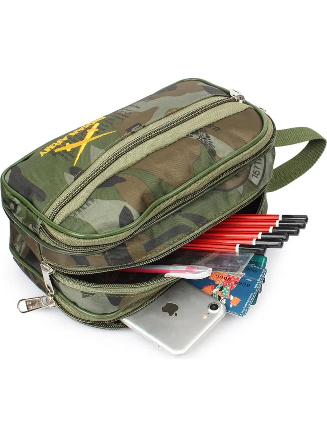 Subharti Beautiful & Durable Army Travelling Kit for Day to day use Travel Toiletry Kit