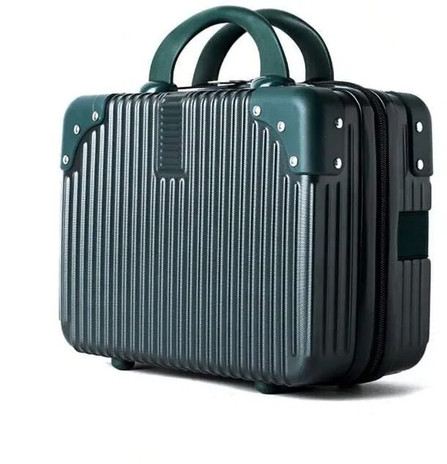 ENNCOZY Portable Hard Shell Cosmetic Travel Case, Small Travel Hand Luggage Travel Toiletry Kit