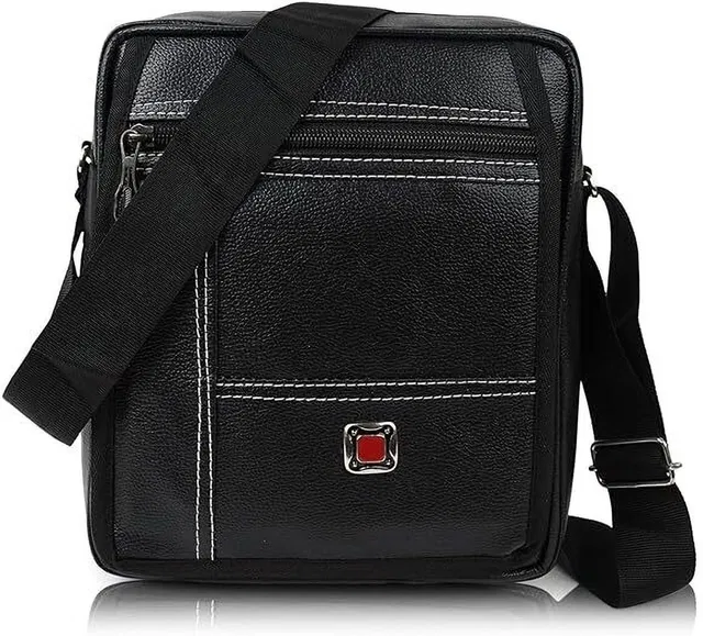 COOL INDIANS Mini Passport Zipper Bag Shoulder Strap Bag Pocket Zipper Bag Bag for Men Travel Toiletry Kit