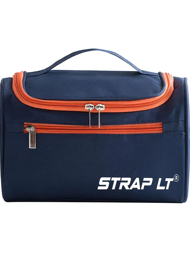 Straplt Hanging Travel Makeup Cosmetic Organizer Shower Bag Bathroom Shaving Drop Travel Toiletry Kit