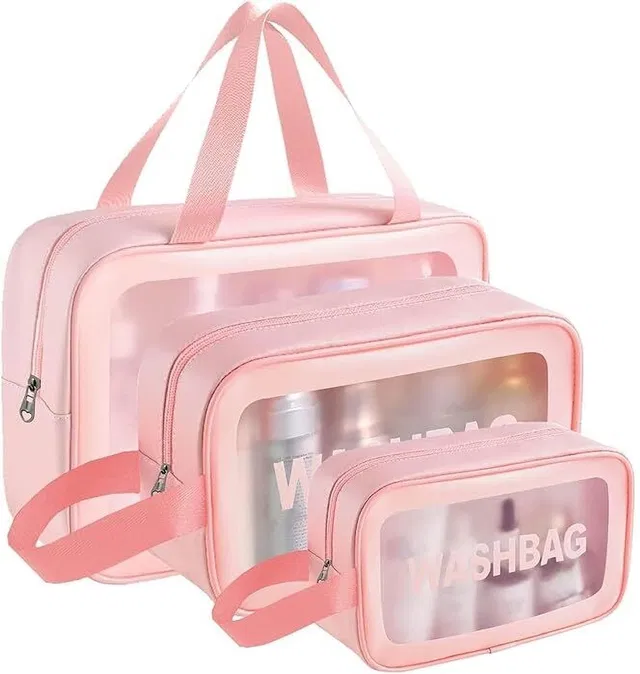 IKHODI Cosmetic Pouch, Make up Bag for Home & Travel, Toiletry Bag Travel Toiletry Kit