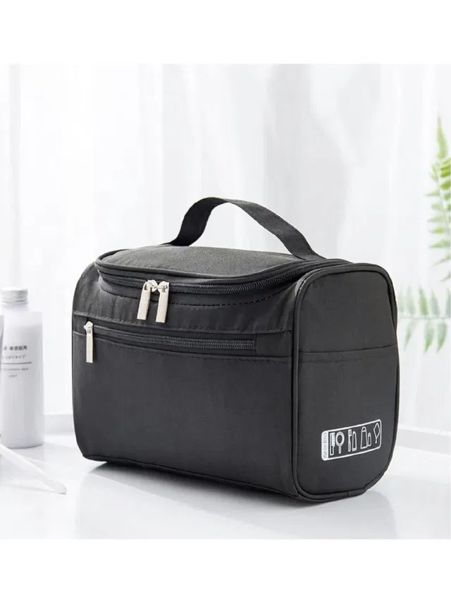 Godadi Wala Blue Multipurpose Clear Cosmetic Travel Wash Bag Toiletry Makeup Organizer Bag Travel Toiletry Kit