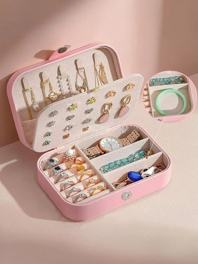 Andro Sales Jewelry Box Travel Jewelry Box Travel jewellery Box,Mini jewellery Box Vanity Box