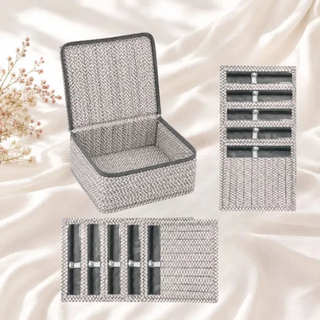 STORAZE Portable Makeup & Jewellery Storage Bag for Women Jewellery Storage Makeup Pouches Vanity Box