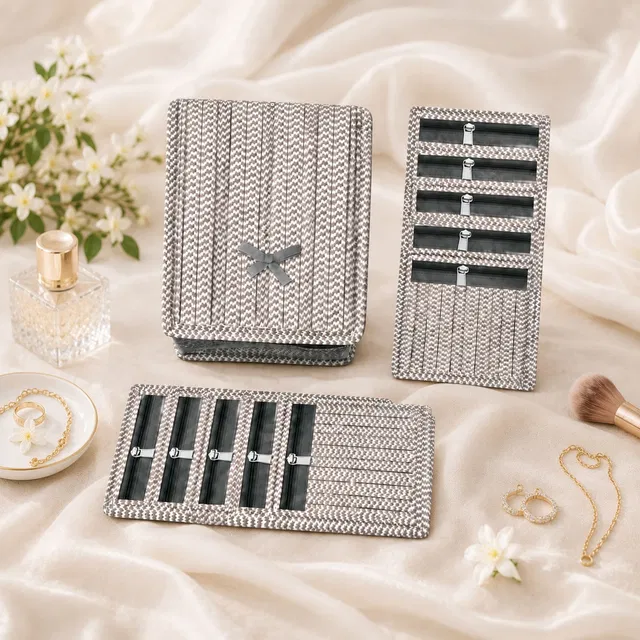 STORAZE • Premium quality travel jewellery and makeup organizer bag Jewellery Storage Makeup Pouches Vanity Box