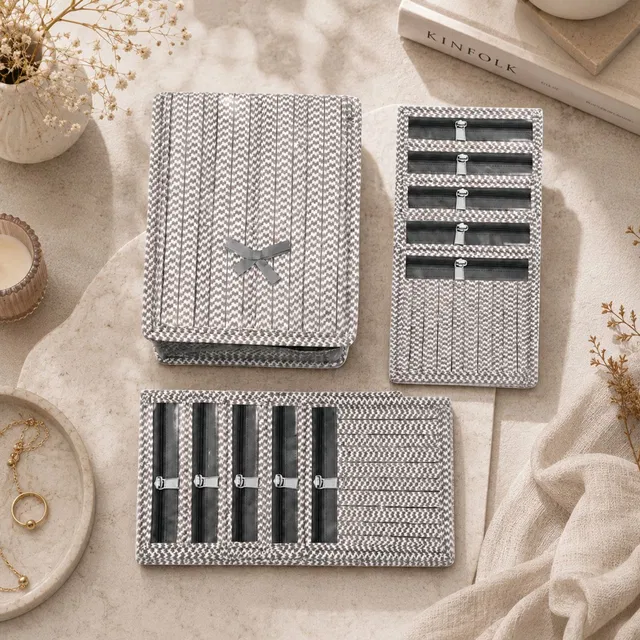 STORAZE Durable Jewellery & Makeup Storage Organizer for Travel & Home Jewellery Pouches Vanity Box