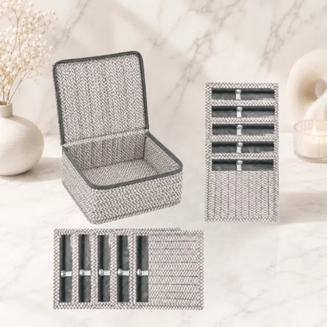 STORAZE • Multipurpose jewellery, makeup & accessories organizer designed for women & Jewellery Storage Makeup Pouches Vanity Box