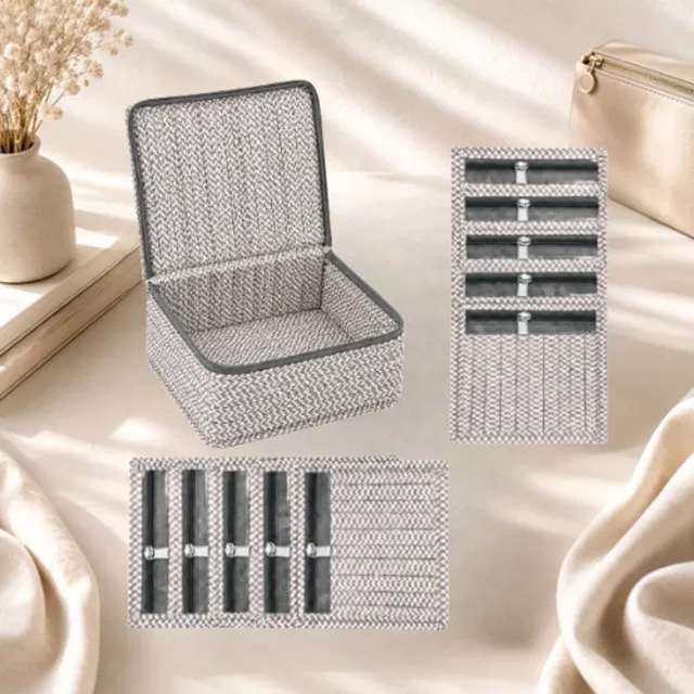 STORAZE Premium Jewellery & Makeup Storage Box Jewellery Storage Makeup Pouches Vanity Box
