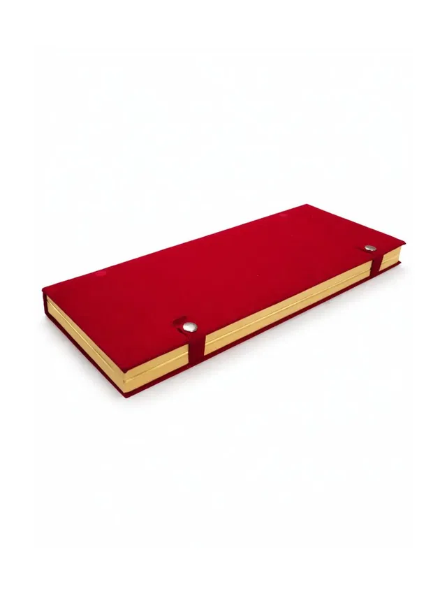 Beauty Tool Aaram Box For Women And Girls | Pack Of 1 | (Gold With Red) jewellery Vanity Box