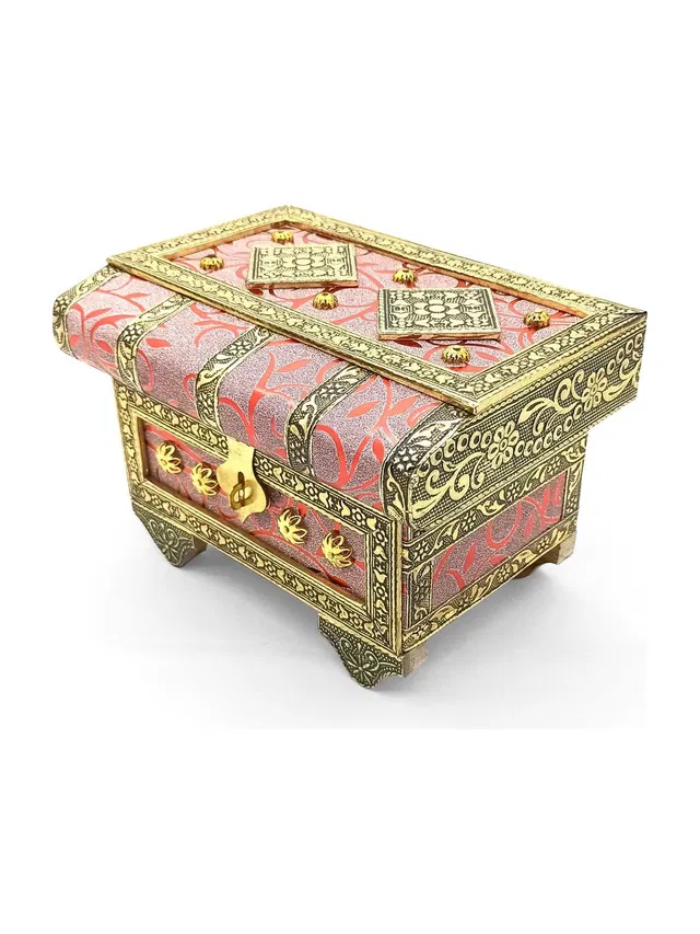Veerja New antique Handicraft Jewellery Box, Wedding Gift Box, Meenakari Wooden Box,Jewellery, Bangle, Earrings, Necklace Vanity Box,Jewellery Box . Jewelry Box, Bangle Box Vanity Box