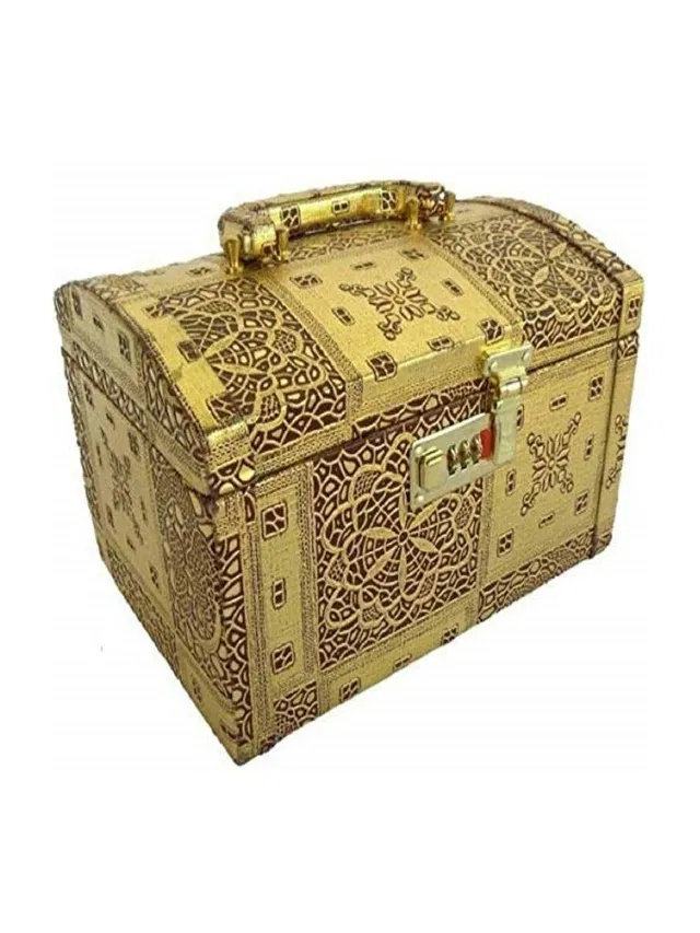 MaaCare Wooden Handmade Jewellery Box for Women Makeup And bangle storage box Vanity Box