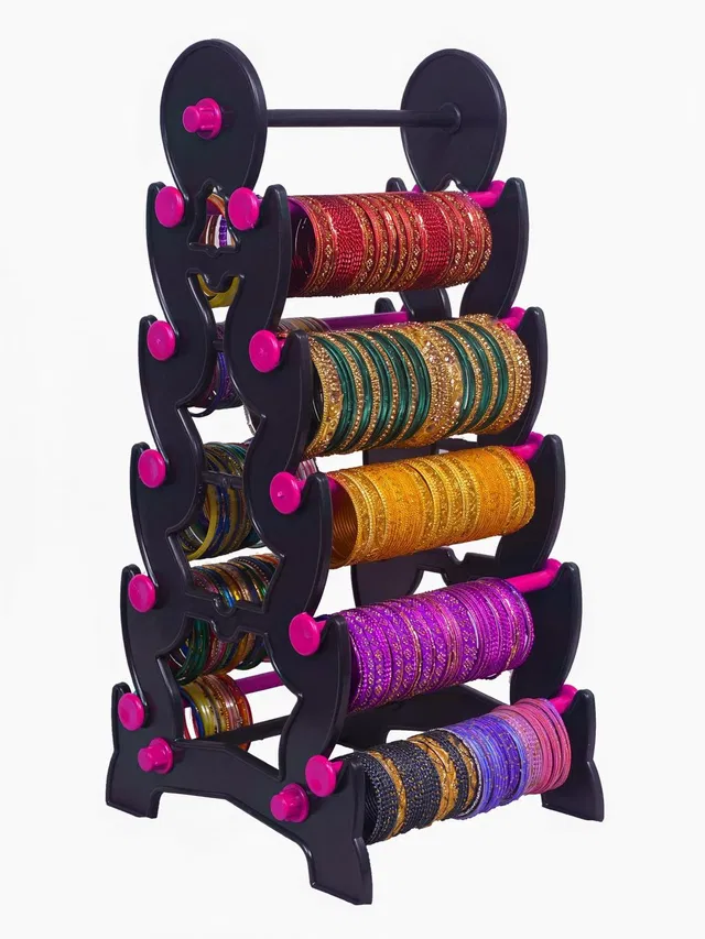Zyntra Bangle Stand | Bracelet Holder | Jewelry Organizer Stand | Bangle Organizer | Bangle Stand, Bangle Vanity Box