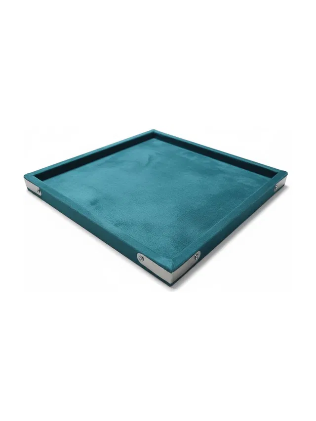 SENTONI Velvet Jewellery Display & Beading Tray 14x10 Inch | Set 1 | Jewellery Display Tray Vanity Box