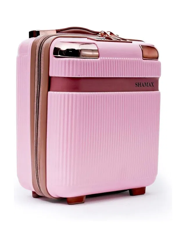 Shamax Vanity Box (Mini Luggage) Cosmetic Storage Box for Jewellery, Skincare & Beauty Makeup and Jewellery Storage, Combination Lock Vanity Box