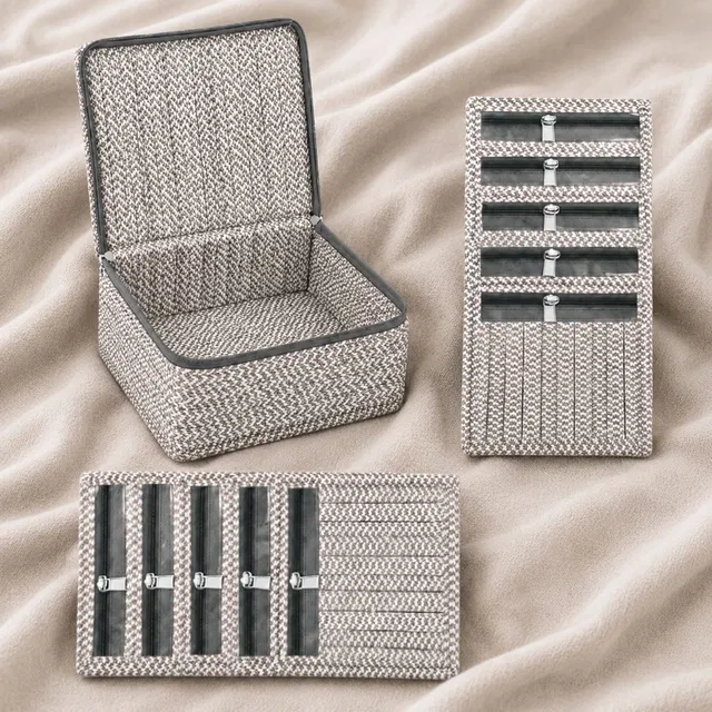 STORAZE • Premium quality jewellery and makeup organizer bag for everyday use Jewellery Storage Makeup Pouches Vanity Box