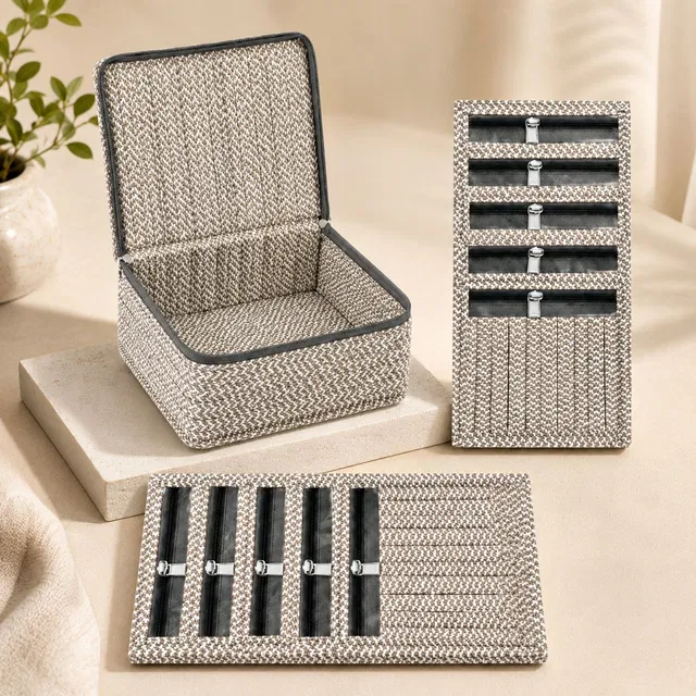 STORAZE Compact Jewellery Organizer Pouch Jewellery pouch Vanity Box