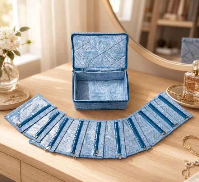 STORAZE Spacious Jewellery & Makeup Vanity Organizer for Women Jewellery Storage Makeup Pouches Vanity Box