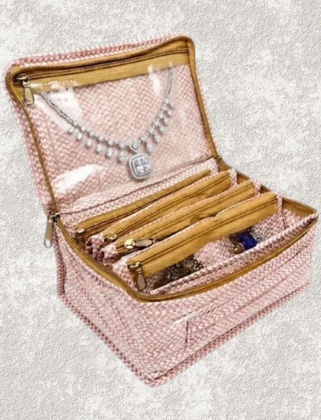storvora Premium Multi-Compartment Jewellery Organizer Jewellery Organizer Vanity Box