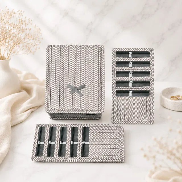 STORAZE Jewellery, Makeup & Accessories Storage Pouch for Travel & Wardrobe Jewellery Storage Makeup Pouches Vanity Box