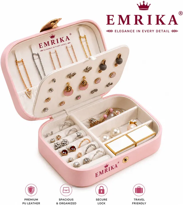 EMRIKA Jewellery Organizer Box BIG JEWELLERY Vanity Box