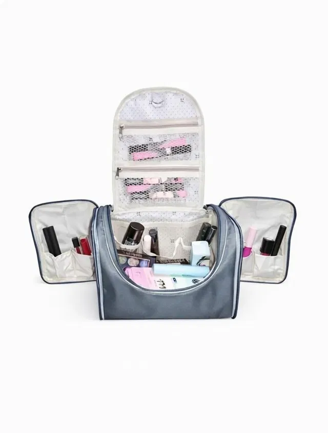 ultimatefashionista Portable Cosmetic-Makeup-Bathroom kit Bag/ Shaving Kit , Makeup Kit Multi Purpose Vanity Box