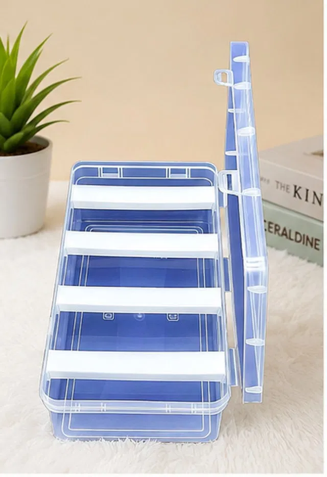 INAB Plastic 4 Layer Storage Rack Organizer for Kitchen Bathroom and Office Jewellery, Bangles, Wrist Watch, Hair Bands Scrunchies Accessories Vanity Box