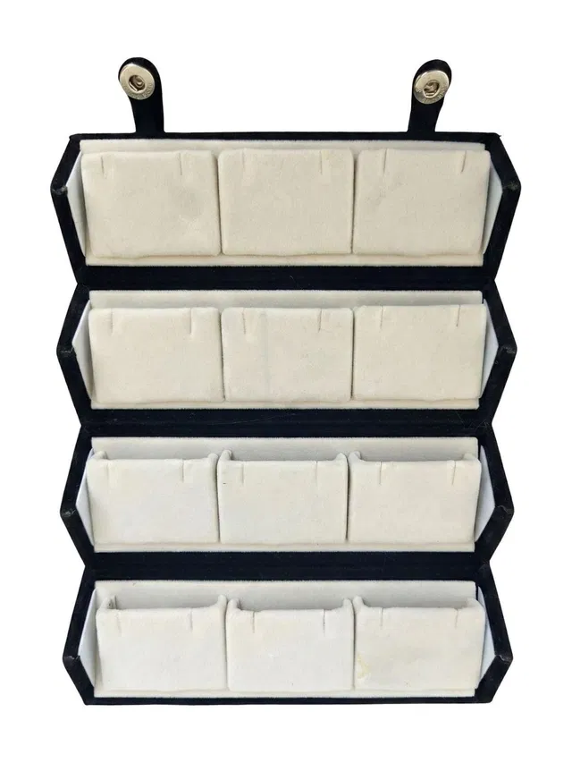 Urban Sprout Earring Organizer Box for Women – Storage Organizer for Jhumka, Earrings Foldable Vanity Box