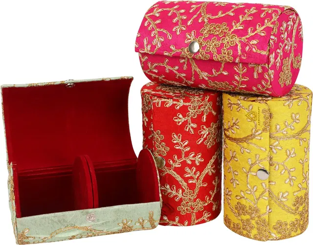 AEROCRAFT BANGLE HOLDER FLORAL DESIGN FOUR DOZEN + BANGLE BANGLE HOLDER, JEWELLERY BOX Vanity Box