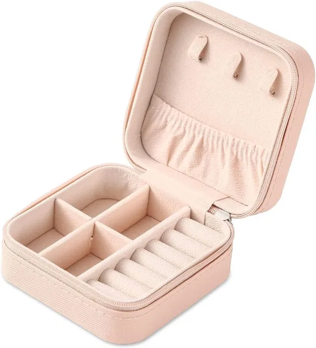 ZLVIYA STORE Mini Jewelry Organizer Box for Women Travel Ring, Pendant, Earring etc Storage Party, Casual, Regular, Occasion Vanity Box