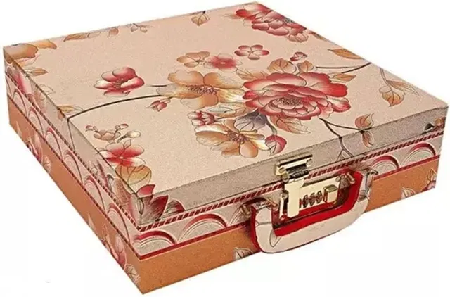 CGC Premium Quality Bangle Box With 4 Rods And Number Lock system To Carry Bangles. Storage Box, bangle box Vanity Box