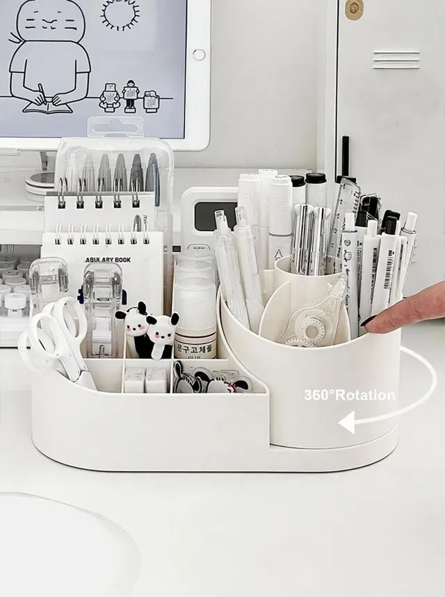 DANGIGEV Cosmetic Makeup Jewellery Stationery Vanity Organizer Drawer Storage Box Makeup Box, Desk Organiser, Stationary Organiser Vanity Box