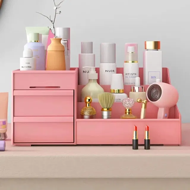 ESKIA Large Capacity Vanity Organizer for Lipstick, Brushes, Jewelry & Nail Polish Dressing table Vanity Box Vanity Box