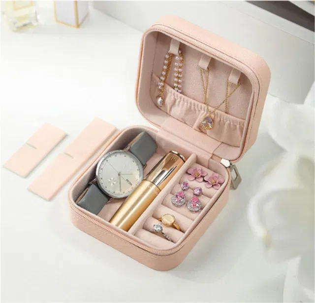 MVDecor Travel Jewelry Case, Jewelry Organizer Jewellery case Vanity Box